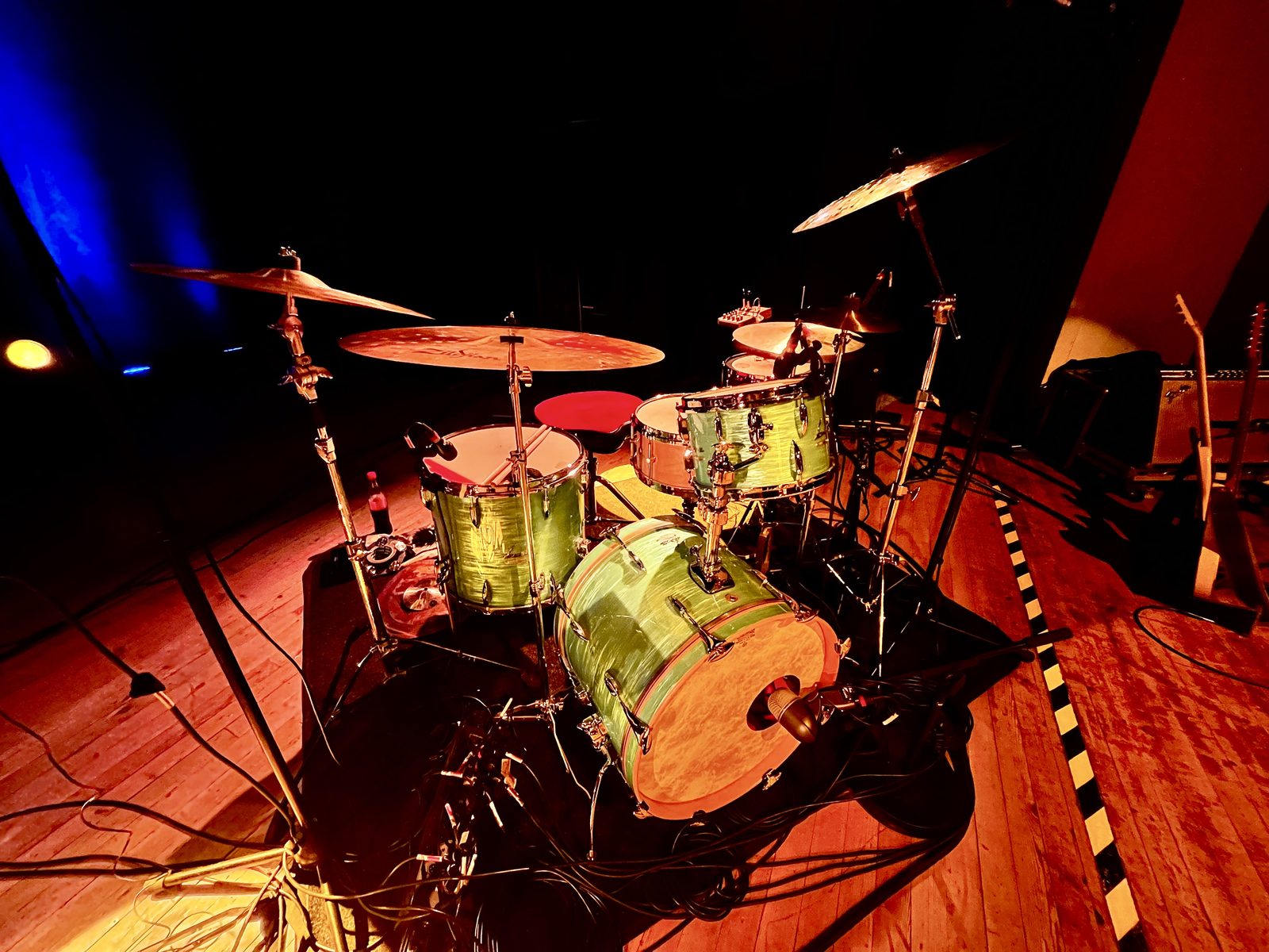 Leo Asal's Sonor Vintage Series drum kit