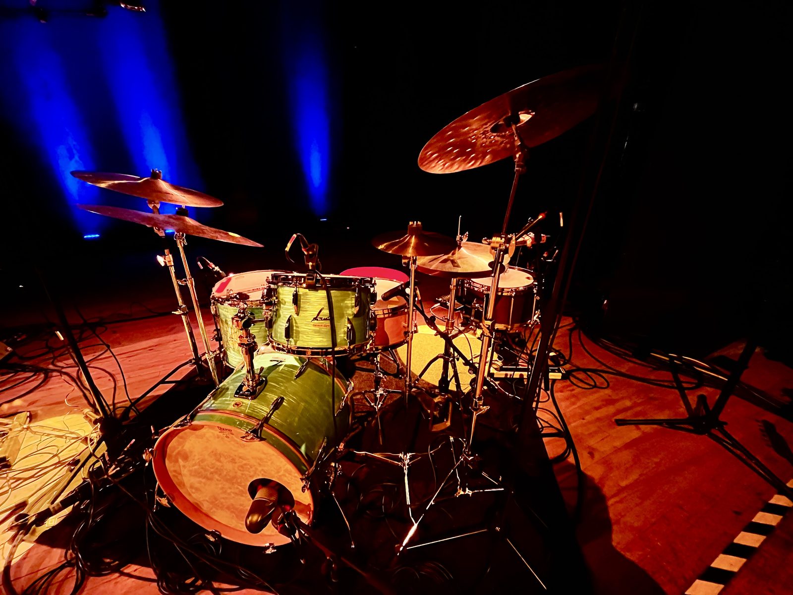 Leo Asal's Sonor Vintage Series drum kit